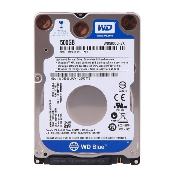 Disque dur WD 500 Blue 2.5″